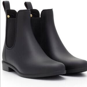 Sam Edelman Tinsley Matte Chelsea Rain Booties Black Chelsea Women's Size 7